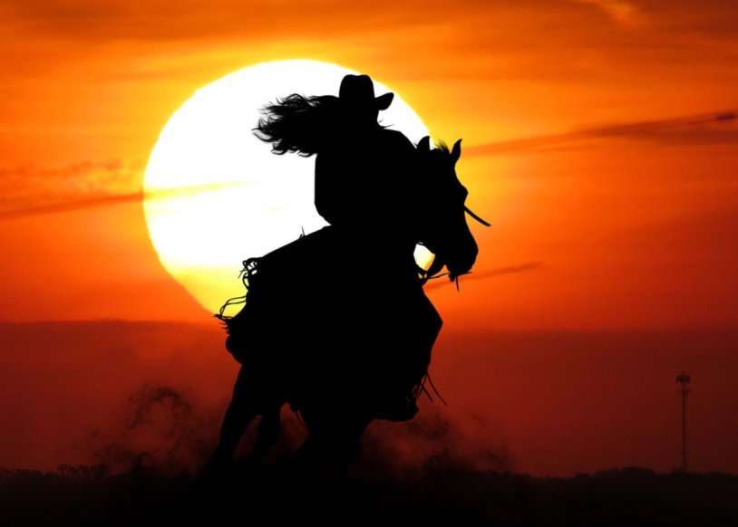 Girls cowboys in jeans