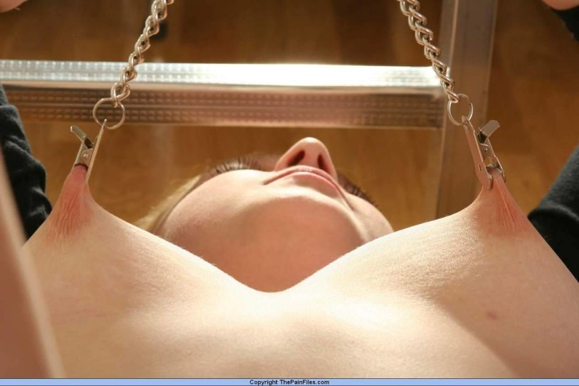 Purple Tied Tits Big Nipples naked