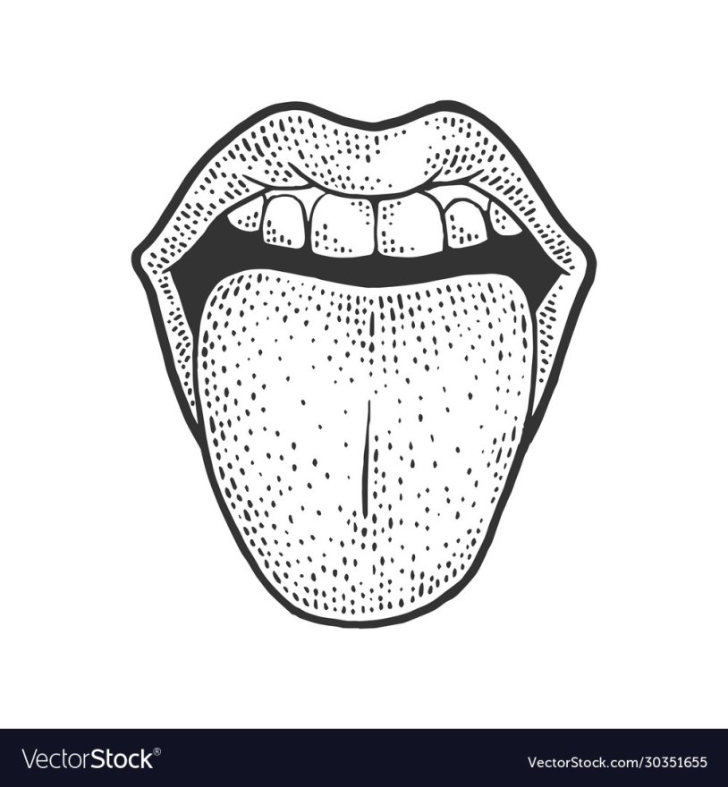 Tongue drawing