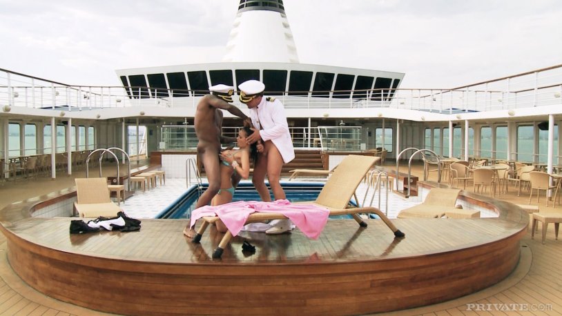 Naked women on a cruise liner