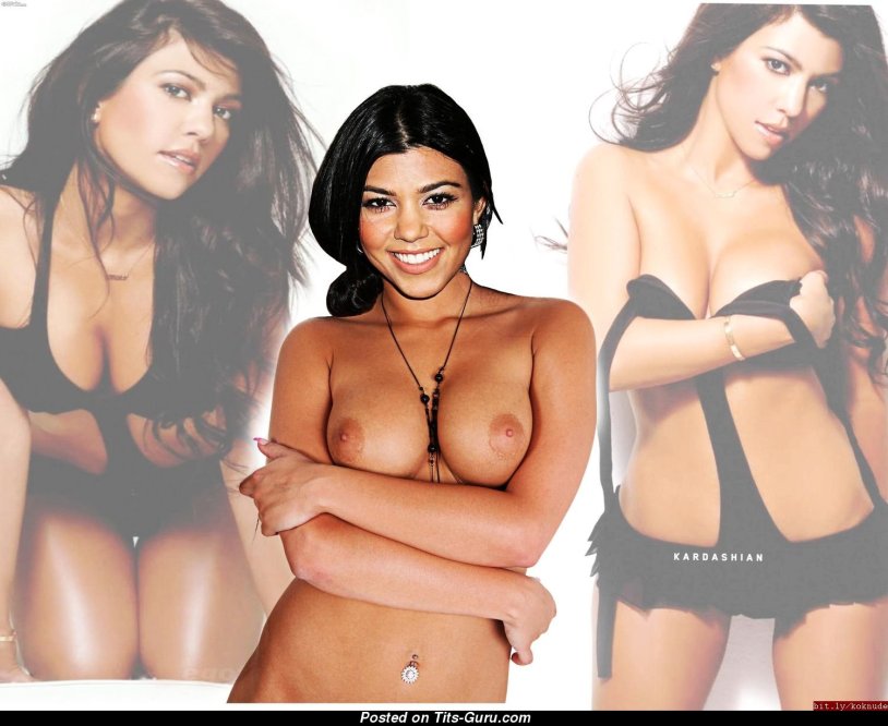 Courtney Kardashian is naked