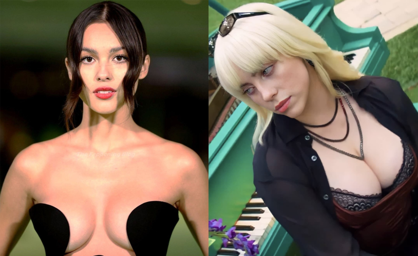 Naked nipples Billy Ailish