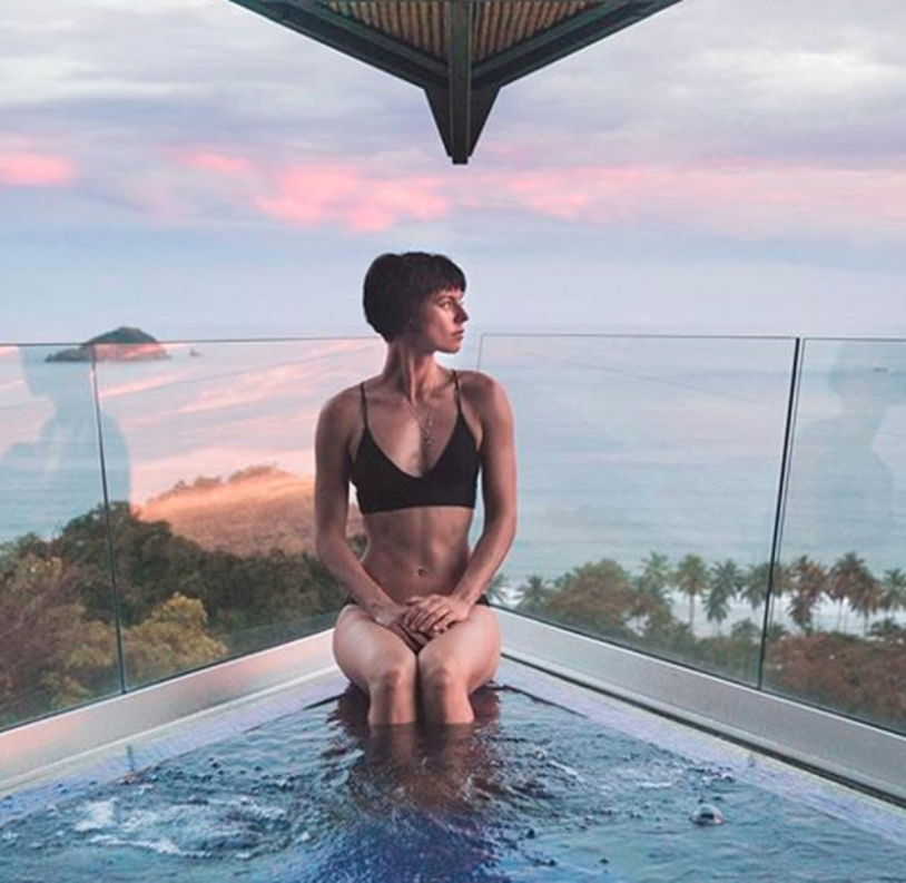 Tattoo on the side of women