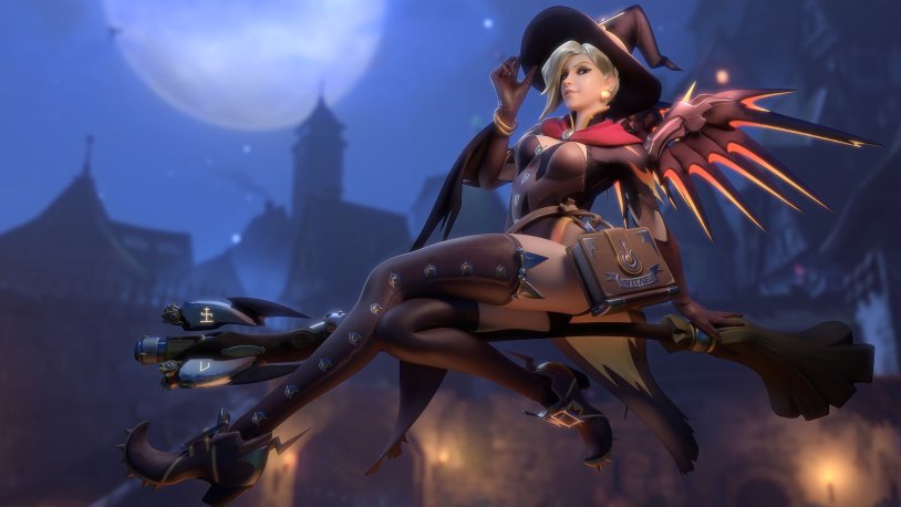 Overwatch Mercy Witcher