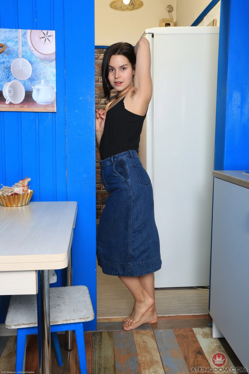 Baby with shaggy pussy