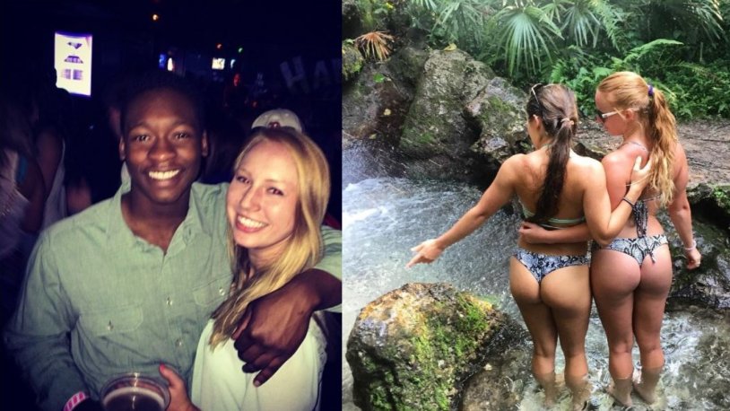 Black and white girl