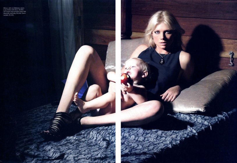 Peta Wilson naked in his youth