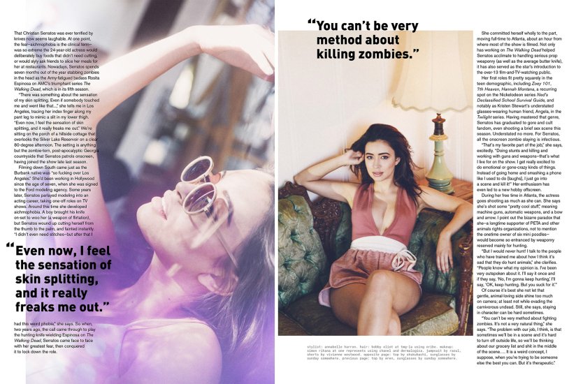 Christian Serratos photo shoot