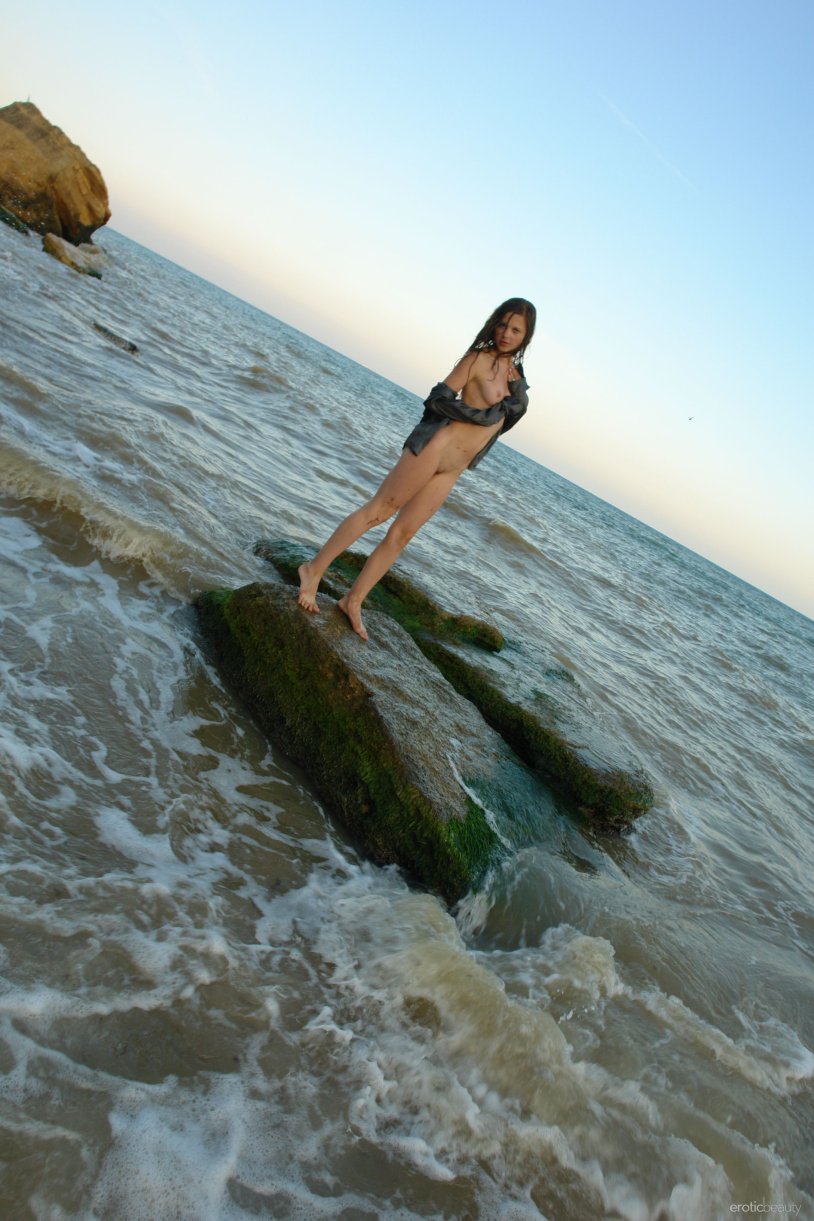 Anfisa Chekhov on a billiard table