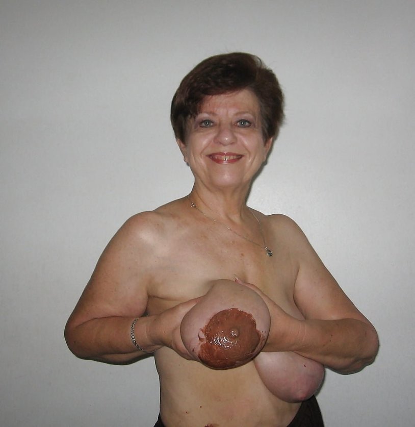 Old women huge nipples