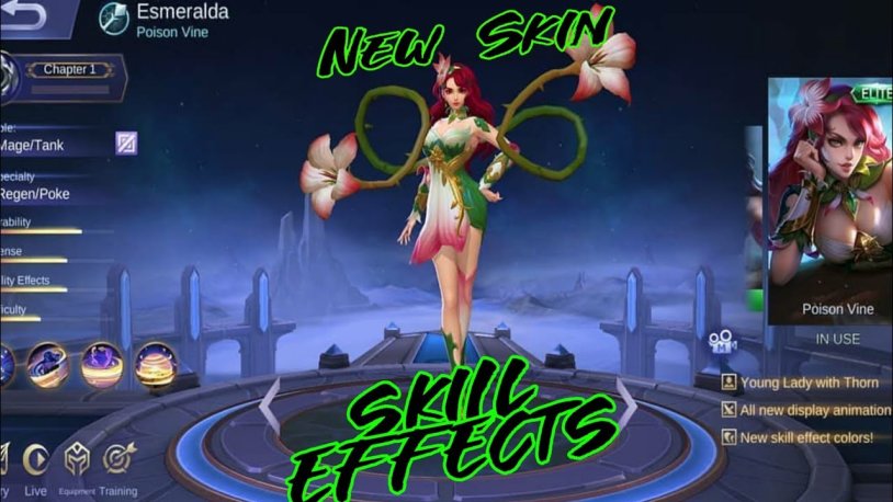 Esmeralda Poisonous vine of Mobile Legends