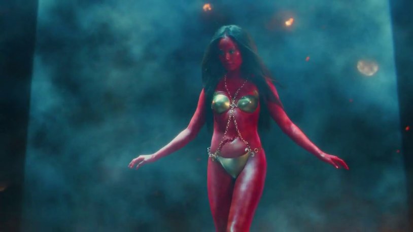 Francesca James in the hall