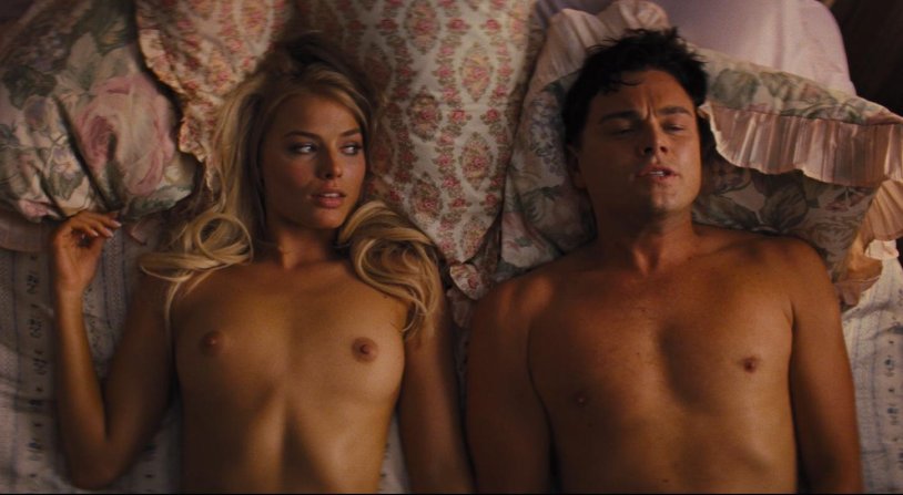 Margot Robbie Wolf with Wall Street