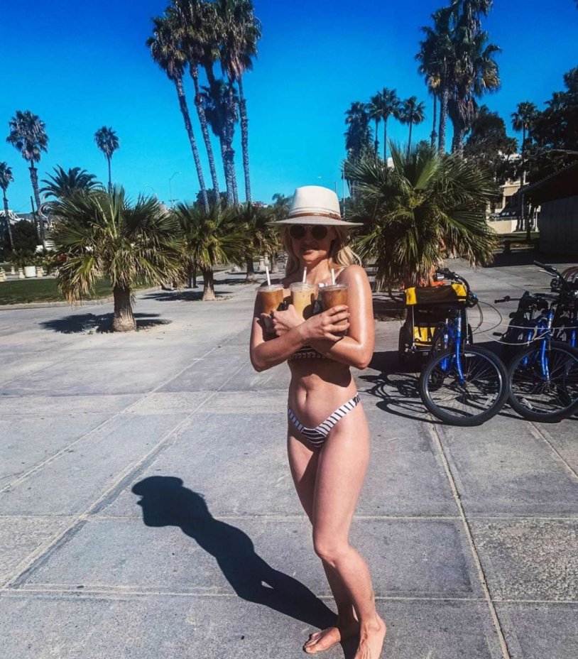 Genevieve Hannelius in a swimsuit