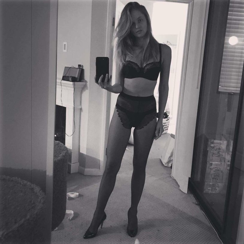 Genevieve Hannelius in a swimsuit