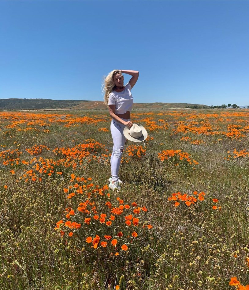 Madison Leisl in a swimsuit