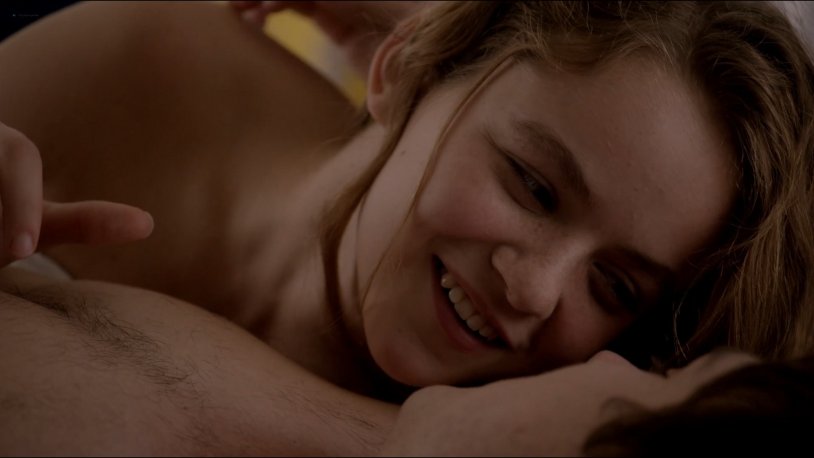 Erotic scene in the window