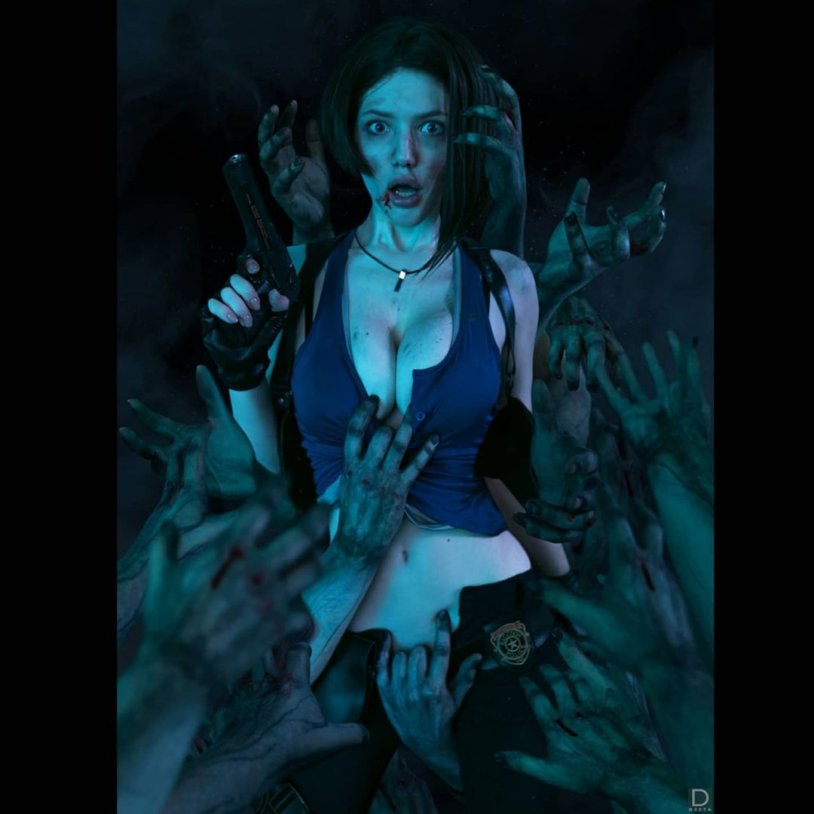 Jill Valentine and Lara Croft