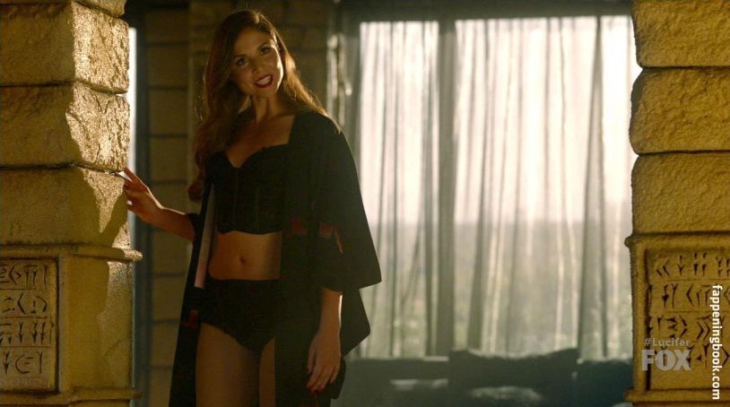 Erotic girl in the forest