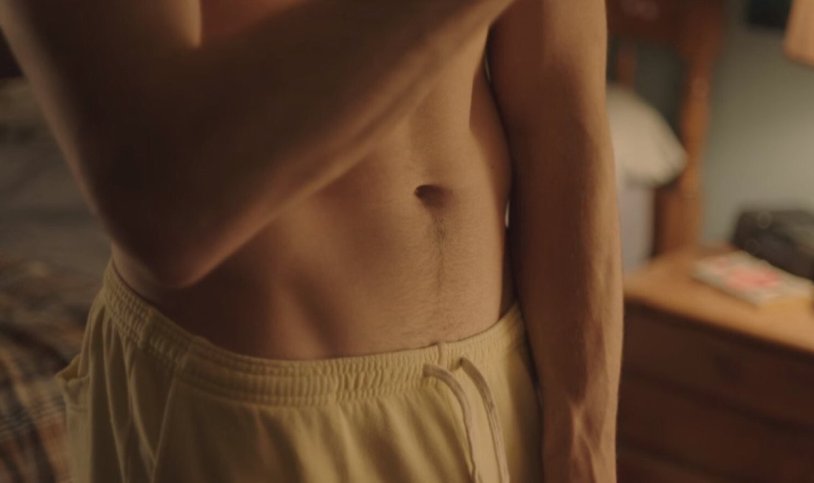 Finn Wolford without a shirt 2020