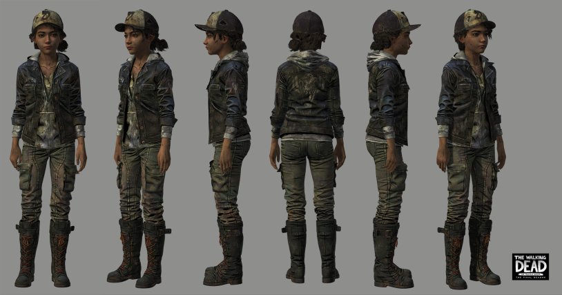 Clementine The Walking Dead 4 season in full height
