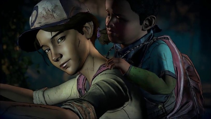 Walking dead Clementine and Gabe