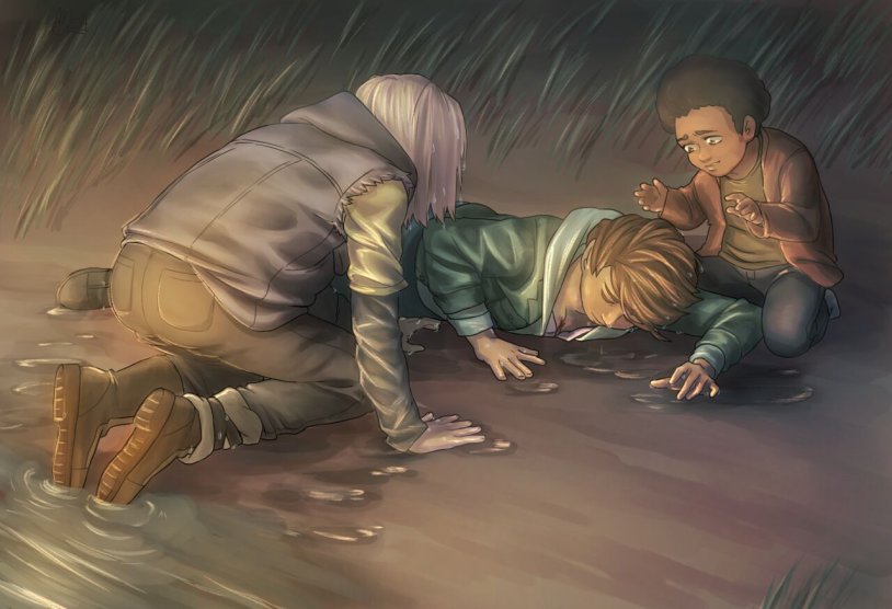 Clementine The Walking Dead and Violet Art