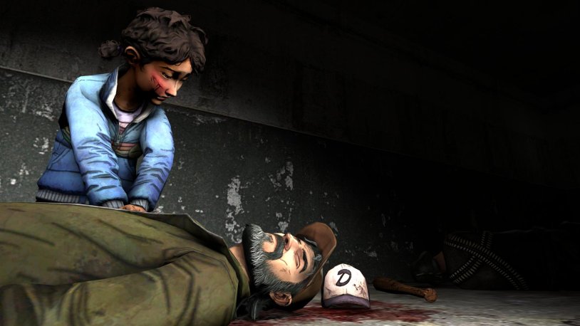 Naked Clementine The Walking Dead 4