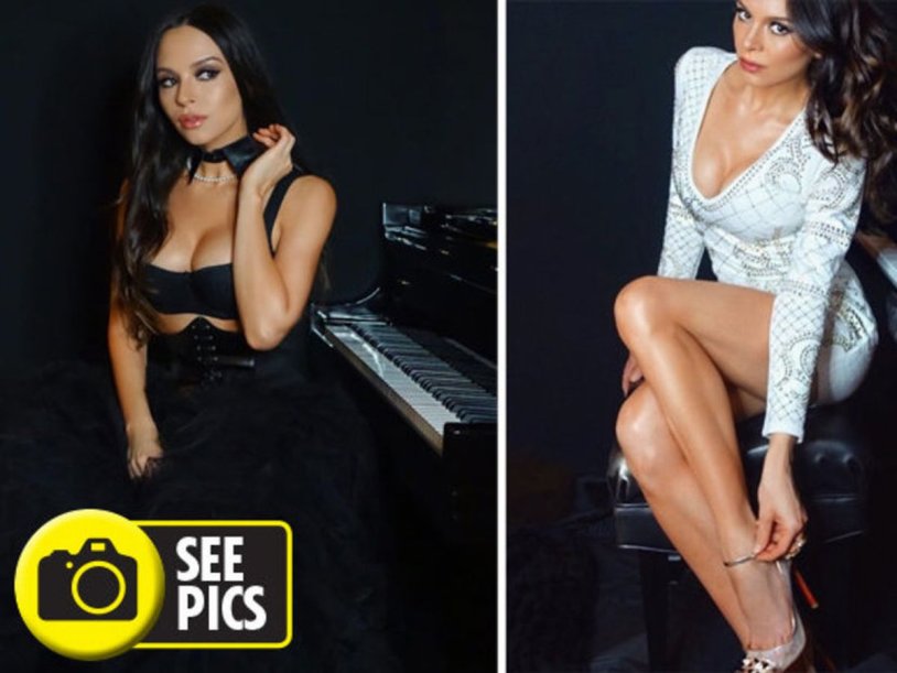 Pianist Lola Astanova legs