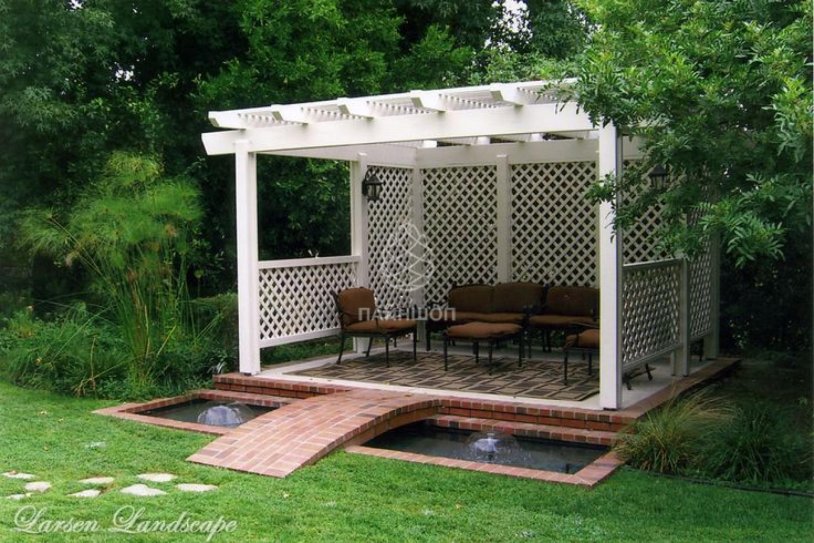 A separate veranda in the country