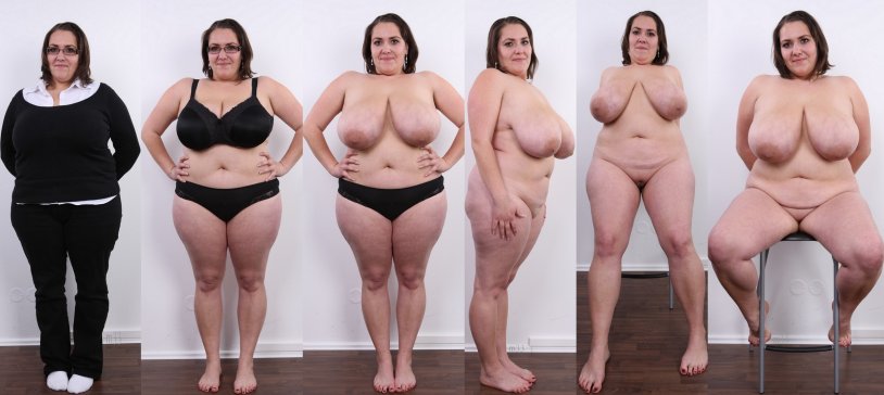 Different figures of naked women