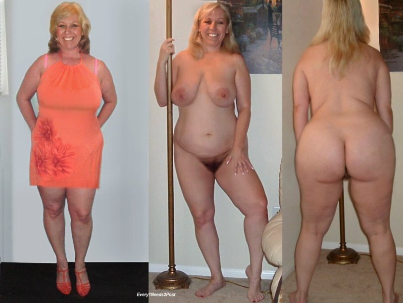 Fat women dressed striped