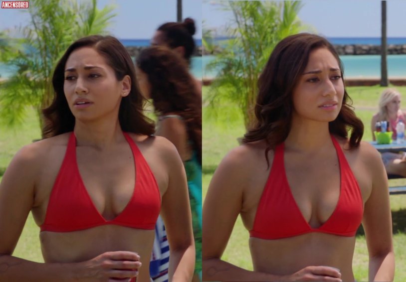 Meaghan Rath in a swimsuit