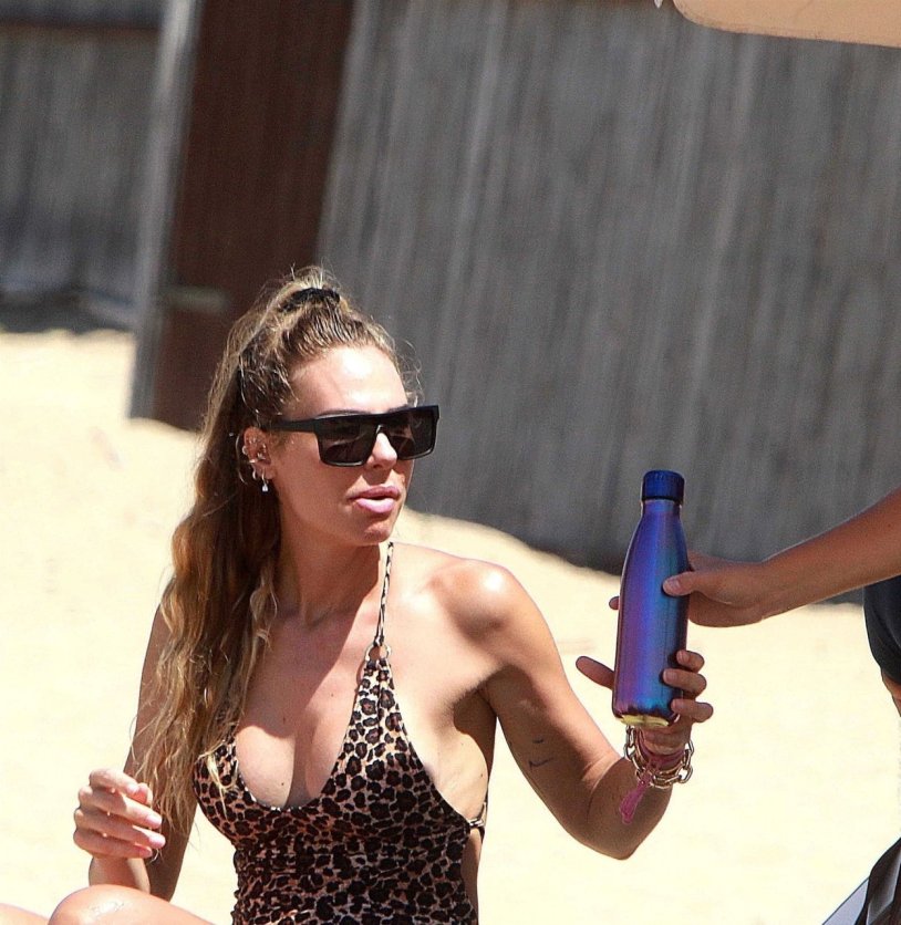 Kate Bekinsale in a swimsuit