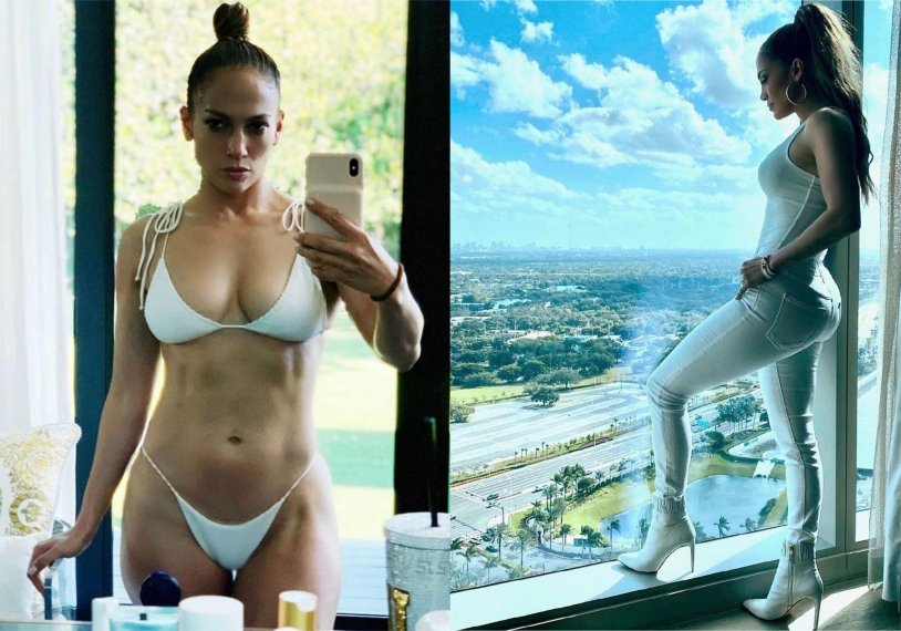 Jennifer Lopez in leggings