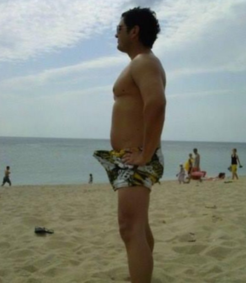 Uncontrolled erection on the beach