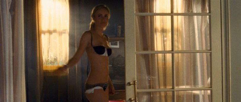 Rada Mitchell in a swimsuit