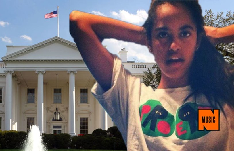 Hunter Baden with Obama's daughter