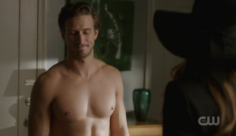 Liam Ridley without a shirt