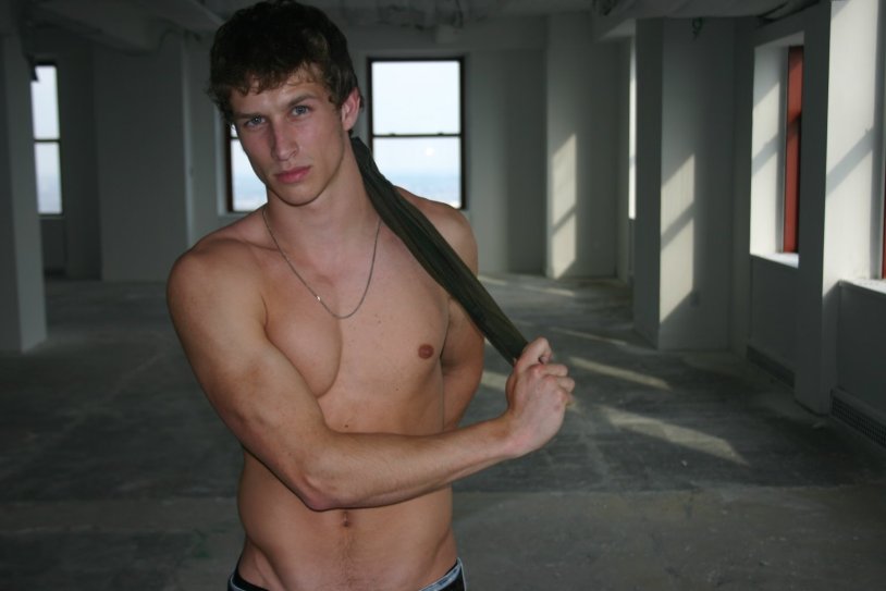 A man in the bathroom