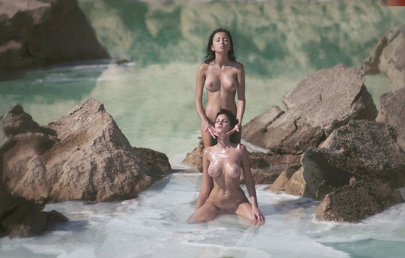 Beautiful female body nude