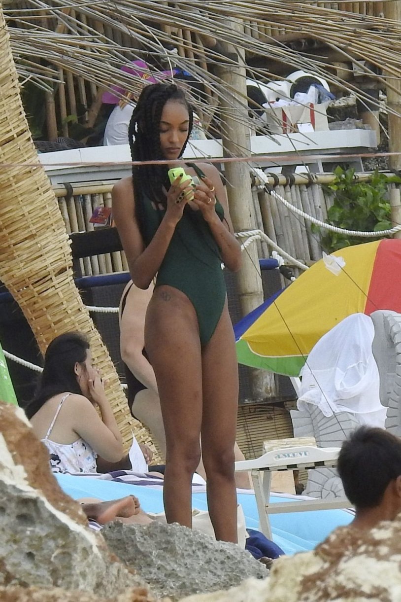 Jordan Dunn in a swimsuit