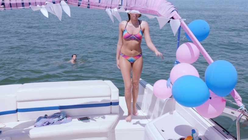 Brighton Sharbino in a swimsuit