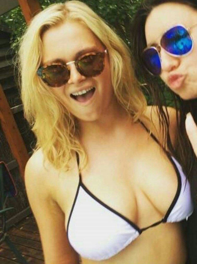 Eliza Taylor in a swimsuit