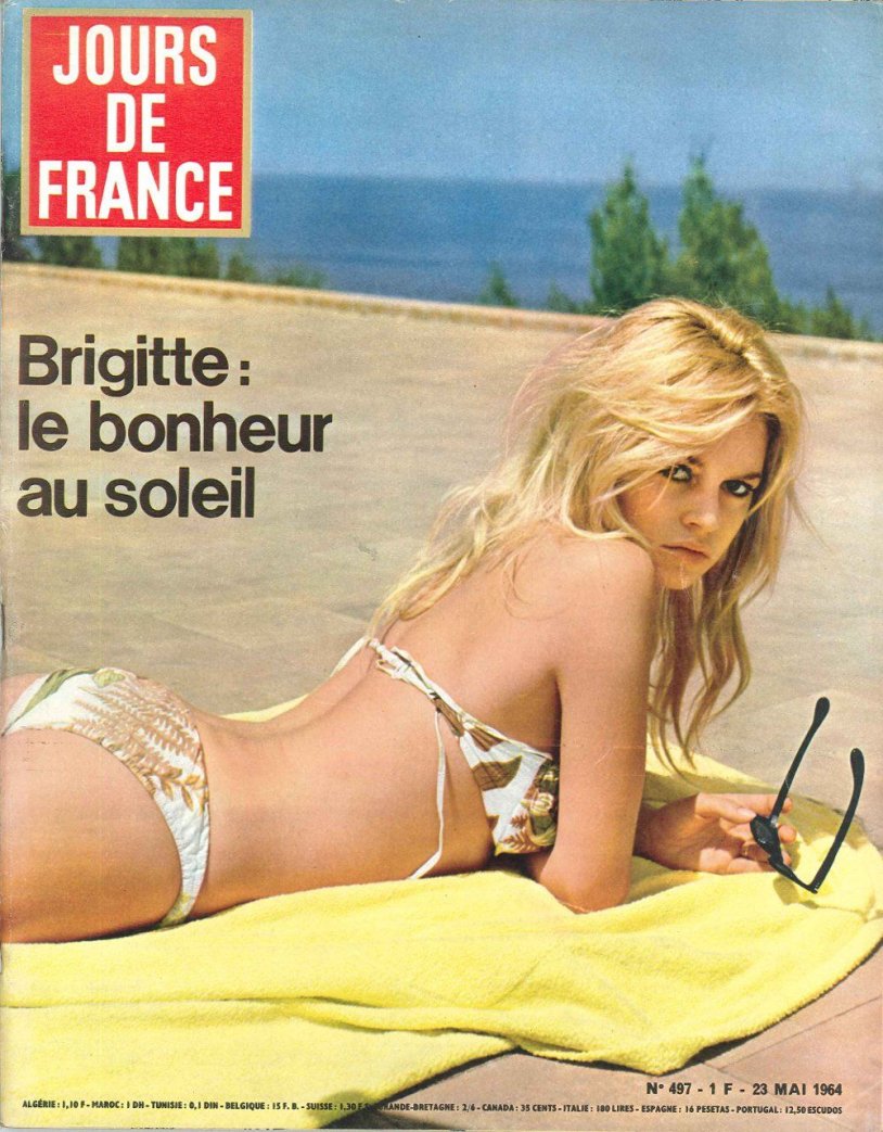 Bridget Bardo on the covers of magazines