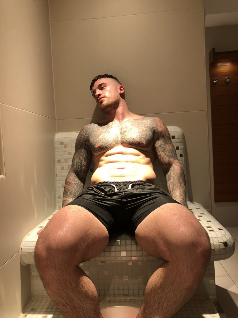 Chris Damned in a suit