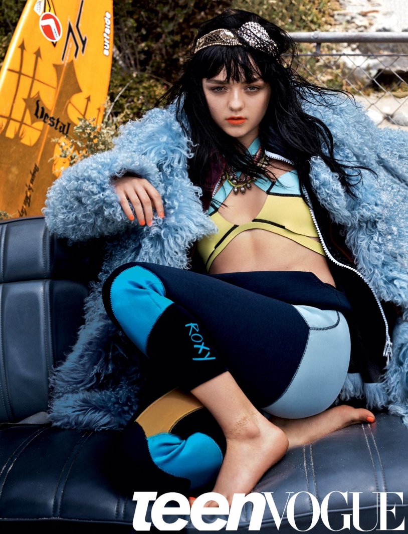 Arya Stark in underwear