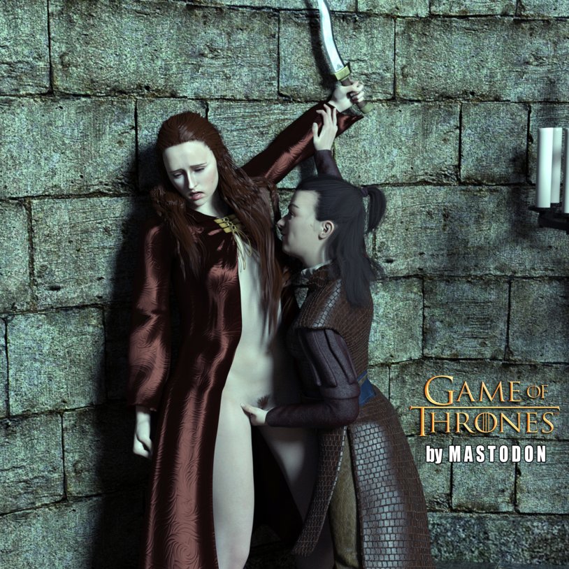 Naked Aria Stark Game of Thrones