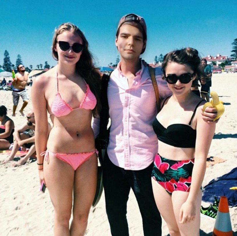 Maisie Williams in a swimsuit