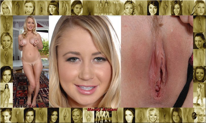 The face of the vagina and in full growth